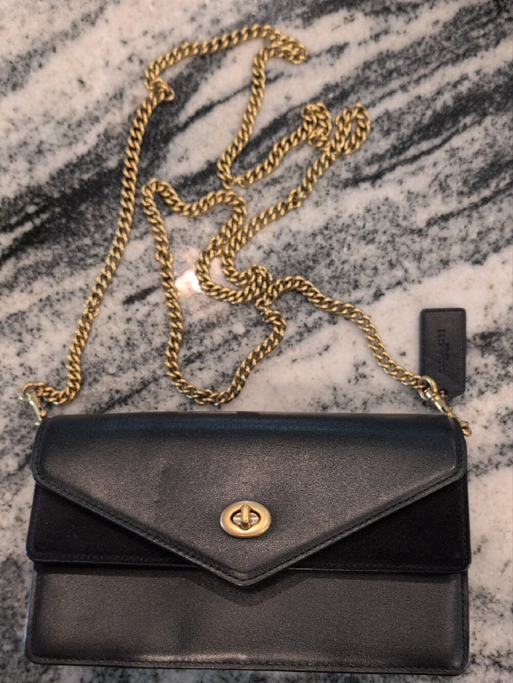 Coach Astor Refined Calf Leather Clutch Crossbody Bag - Picture 11 of 11
